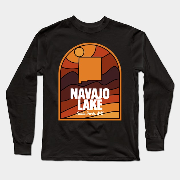 Navajo Lake State Park New Mexico Long Sleeve T-Shirt by HalpinDesign